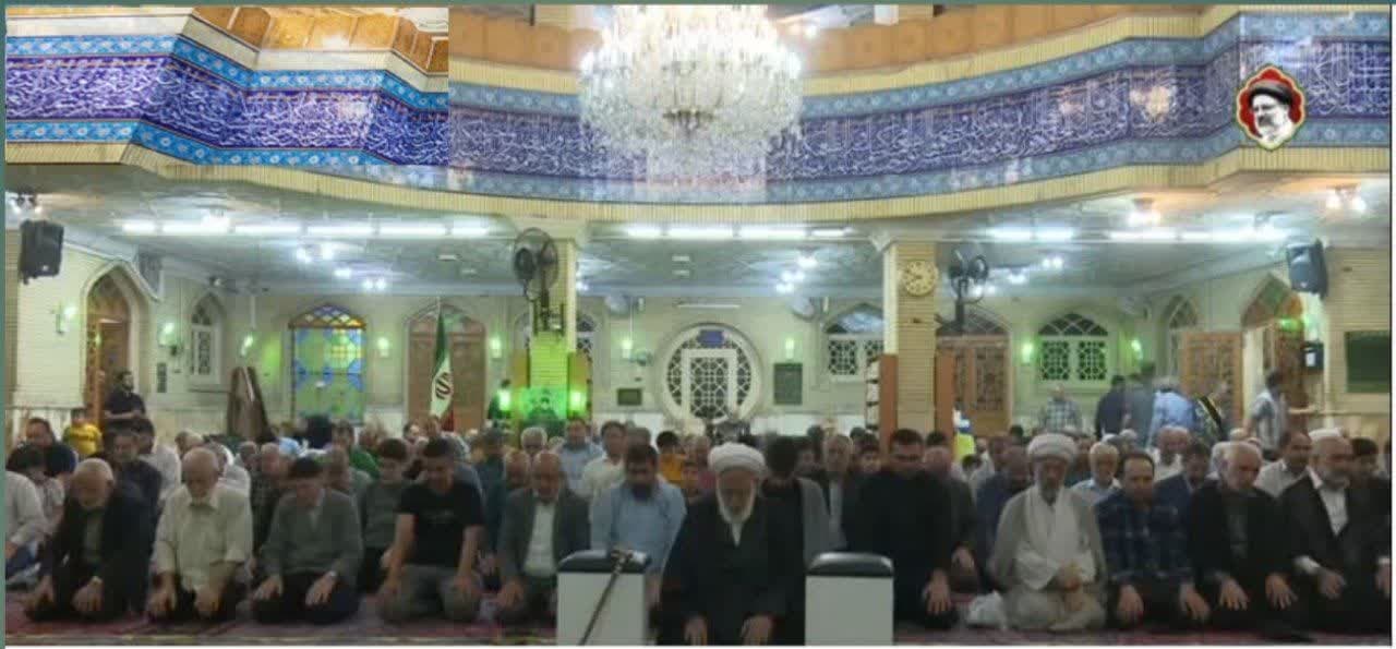 پخش نماز جماعت مغرب در مسجد جامع ابوذر