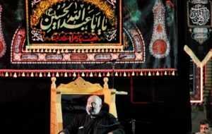تصاویر/ عزاداری شب تاسوعای حسینی در مسجد جامع ابوذر